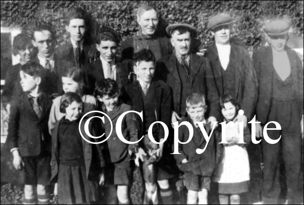 Group Pictured in Abbeydorney Village 1934 Circa